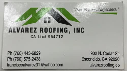 Alvarez Roofing Inc - Photo 1