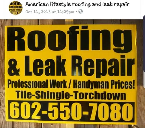 American lifestyle Roofing and Leak Repair