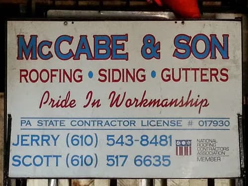 McCabe And Son Roofing