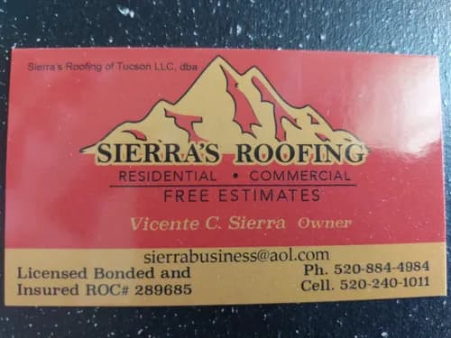Sierra's Roofing