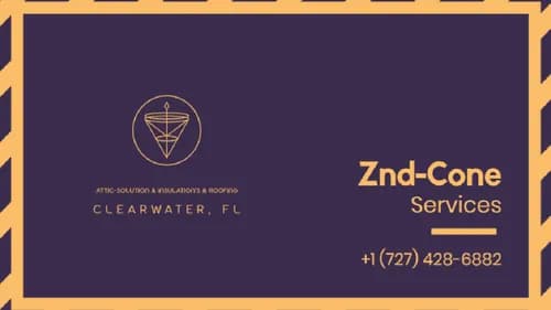 ZND-Cone Attic-Solution & Insulation's & Roofing Inc Clearwater, FL - Photo 1